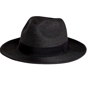 Low MOQ Beach Outdoor Hiking <b>Hat</b> Breathable Round Style Party <b>Wedding</b> Unisex Fedora Straw <b>Hats</b> Wholesale - Product Image 3