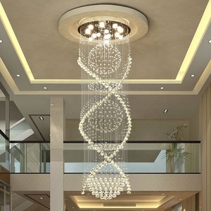 JYLIGHTING-escalera Interior <span class=keywords><strong>para</strong></span> comedor, candelabro de cristal led de lujo, personalizado, grande, moderno, <span class=keywords><strong>para</strong></span> sala de estar, hotel, boda, nórdico - Product Image 3