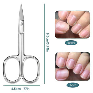 Ciseaux à ongles professionnels pour une coupe précise des ongles des doigts et des orteils, en acier inoxydable, outils de manucure et de pédicure - Product Image 4