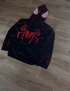 Sweat à capuche Spiderman personnalisé avec fermeture éclair intégrale couvrant le visage, sweat à capuche Spiderman surdimensionné avec fermeture éclair intégrale, veste à capuche pour homme - Product Image 2