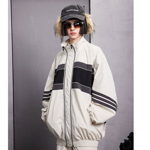 Nueva Chaqueta Cortavientos Impermeable para Hombre, con Cuello Alto, Cierre de Cremallera, Transpirable y Repelente al Agua, Ideal para Senderismo al Aire Libre - Product Image 6