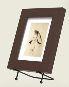 Natural Solid Wood Picture <b>Frame</b> with Metal Stand Classic Wooden Photo <b>Frame</b> for <b>Wall</b> Display and Home Decoration - Product Image 3