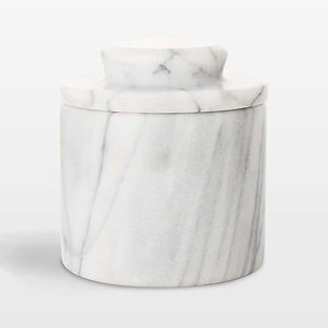 Pot de rangement en marbre brun, récipient en pierre rustique, pot décoratif, organiseur, décoration de salle de bain de luxe, pot en pierre naturelle de qualité supérieure, moderne - Product Image 3