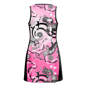 Vestidos de Netball con Petos de Netball, Diseño Sublimado, Uniformes Deportivos para Mujeres - Product Image 3