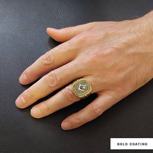 Bague Maçonnique BOJ 018 Personnalisée en Argent et Diamant, Bague de Diplôme Universitaire Unisexe, Cadeau pour Fêtes et Occasions Spéciales, Prix Bas - Product Image 2