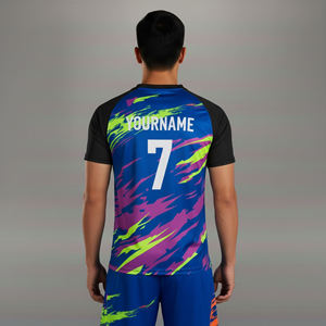 ชุดทีมฟุตบอลคุณภาพพรีเมียม เสื้อฟุตบอลสั่งทำพิเศษ ระบายอากาศได้ดี ผลิตจากโพลีเอสเตอร์ 100% เป็นมิตรกับสิ่งแวดล้อม น้ำหนักเบา สำหรับผู้ชาย - Product Image 6