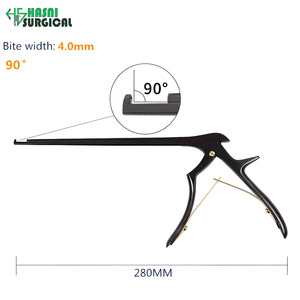 ชุดเครื่องมือฝึกหัดแบบแมนนวล Kerrison Rongeur สแตนเลสเกรดพรีเมียม ขนาด 90/110/130 องศา ความยาว 280 มม. ได้รับการรับรองมาตรฐาน CE สำหรับสัตวแพทย์ - Product Image 5