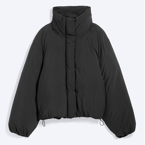 4. <b>Women's</b> Short Puffer <b>Jacket</b> Winter <b>Quilted</b> Coat <b>Lightweight</b> Warm Outerwear Custom Colors Private Label Wholesale Factory Supp - Product Image 3