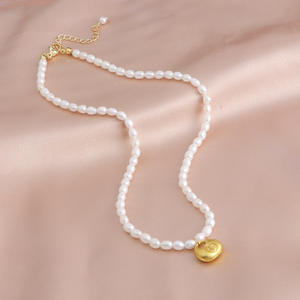 สร้อยคอสไตล์จีนดั้งเดิมอเนกประสงค์ ไข่มุกน้ำจืดธรรมชาติ แฟชั่นย้อนยุค นำโชค รุ่นใหม่ - Product Image 2