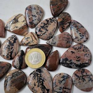 Lote al por mayor de cabujones de ágata dendrítica color miel, disponibles a un precio muy económico, utilizados para la fabricación de joyas. Piedra de ágata dendrítica color miel. - Product Image 2