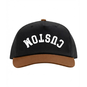 Gorra de Béisbol al por Mayor con Bordado Personalizado, Logotipo Invertido, 6 Paneles, Tela de Algodón, Estructurada, Visera Curva, Ajustable para Hombre y Mujer - Product Image 1