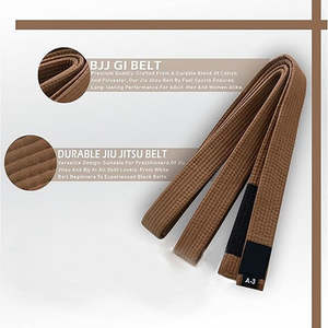 เข็มขัดยิวยิตสูขายส่ง เข็มขัดศิลปะการต่อสู้สำหรับผู้ใหญ่ เข็มขัด BJJ แบบถักลายไข่มุก ผู้ผลิตเข็มขัดยิวยิตสู ปี 2026 ผลิตในปากีสถาน - Product Image 6