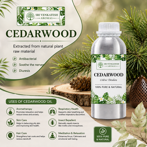 Cedarwood <b>Essential</b> <b>Oil</b> Steam Distilled Botanical Ingredient for Cosmetics Perfume Soap Making Fragrance and Bulk Export Supply - Product Image 2