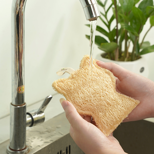 Esponja para lavar platos de lufa Esponja de lufa de ducha natural Esponja exfoliante grande Luffa para baño diario Esponja para fregadores de lufa Spa - Product Image 5