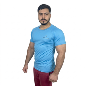 เสื้อรัดรูปผู้ชายขายส่ง พร้อมโลโก้พิมพ์ตามสั่ง ป้องกันรังสียูวี 50+ และแห้งเร็ว - Product Image 3