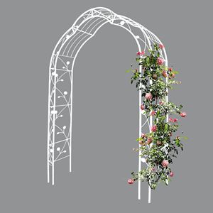 Arco da Giardino in Metallo a 8 Stili Componibili Liberamente per Piante Rampicanti, Decorazioni per Matrimoni all'Aperto e Cortili - Product Image 4