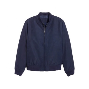 Vestes bomber d'hiver pour hommes sur mesure en gros, à capuche, décontractées, unies, coupe-vent, pour la course à pied - Product Image 1