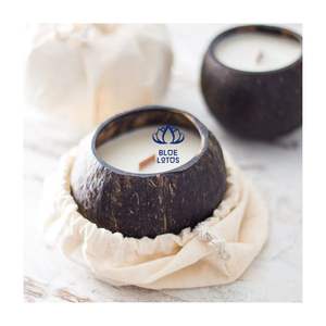 LISTO PARA ENVIAR 2026 Vela de Cáscara de Coco de Quema Limpia para Relajación y Aromaterapia, Aroma Duradero, Artesanía Premium - Product Image 1