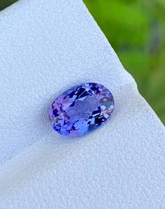 Tanzanita Natural de Forma Ovalada, Piedra Preciosa Suelta de Tanzania, Joyería Fina, Cristal Azul Violeta - Product Image 2