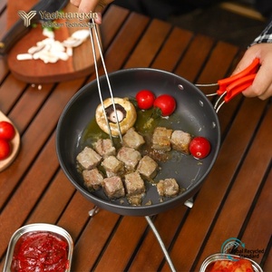 Poêle à frire portable d'extérieur pour 2-3 personnes, petite poêle antiadhésive pour camping et pique-nique - Product Image 4