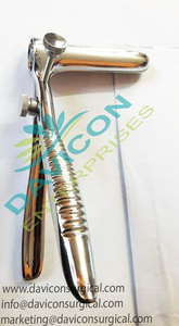 Especulo Retal Manual em Aço Inoxidável Instrumento Cirúrgico Certificado CE Classe I para Uso em Clínicas e Hospitais - Product Image 2