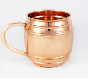 Jarra de Cobre Vintage para Cerveza, Estilo Moscow Mule, para Eventos de Bar, Diseños Personalizables, Taza de Viaje de Cobre para Regalo - Product Image 1