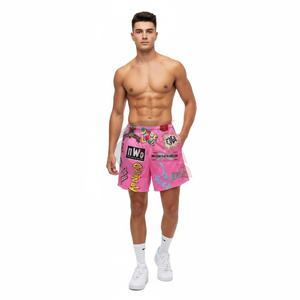 Shorts d'été pour hommes 2026 à imprimé intégral par sublimation, écologiques, 100 % polyester, légers, grandes tailles - Product Image 6