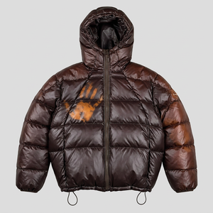 Veste matelassée unisexe personnalisée, chaude et épaisse, en tissu thermoréactif, avec fermeture éclair, style streetwear, à capuche - Product Image 1