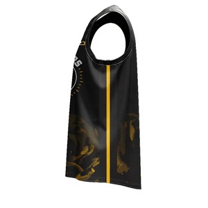 Camiseta de Baloncesto Personalizada de Secado Rápido, Camiseta Deportiva sin Mangas de Poliéster, Uniforme de Equipo para Entrenamiento y Partido - Product Image 2