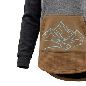 Sudadera con Capucha Personalizada de Lana de Oveja, Corte Holgado y Cómodo, Producción al por Mayor OEM/ODM - Product Image 5