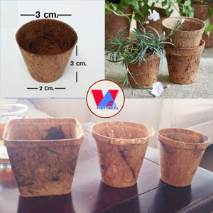 Maceta Colgante Grande de Fibra de Coco, Cesta Decorativa Natural para Plantas, Soporte para Flores, Recipiente de Turba de Coco para Orquídeas, Jardín y Decoración del Hogar - Product Image 2