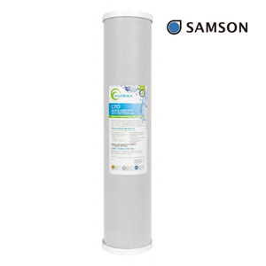 Cartouche de filtre à eau en bloc de carbone CTO Big Blue 20 pouces, 5 microns, débit élevé, remplacement pour MATRIKX 32-450-20 - Product Image 1
