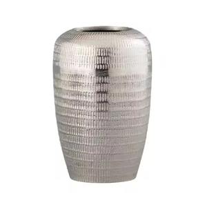 Vase à fleurs moderne en métal, centre de table élégant pour salle à manger, décoration florale, aménagement intérieur - Product Image 5