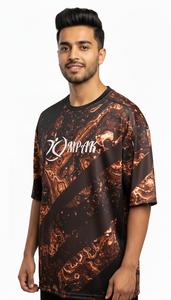 Camiseta de poliéster/algodón de secado rápido, transpirable, con sublimación, estilo casual y urbano, de corte regular, para hombre. - Product Image 5