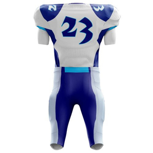 wholesale football jerseys american white navy custom team football uniforms bulk bulk american football uniforms set - Product Image 6