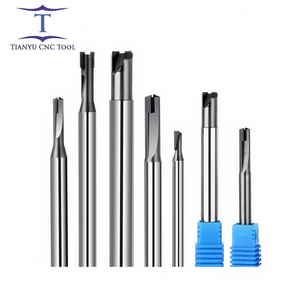 Outils de <span class=keywords><strong>fraise</strong></span> en carbure carré de fraises diamantées PCD de haute qualité avec support et revêtement personnalisés OEM - Product Image 1