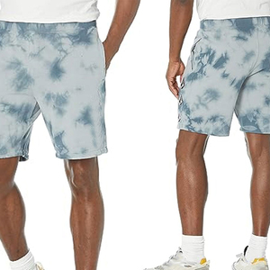 Pantalones Cortos de Hombre de Poliéster/Algodón, Cintura Elástica Media, Transpirables, de Secado Rápido, Estilo Urbano, con Estampado - Product Image 6