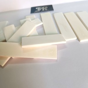 Natural White Eco-Friendly Animal Buffalo <b>Bone</b> <b>Knife</b> <b>Handle</b> Scales Slabs Blanks for Custom <b>Knife</b> Making Restoration Projects - Product Image 1