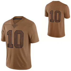 Servicio OEM al por Mayor, Jersey de Fútbol Americano Personalizado con Nombre y Número del Equipo, Manga Corta, 100% Poliéster Transpirable - Product Image 1
