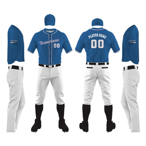 New Arrival Plus Size <b>Baseball</b> Softball Uniform <b>Set</b> 100% Polyester Sublimated Quick Dry Breathable OEM Service - Product Image 1