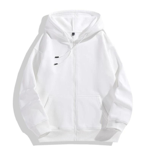 Sudadera con Capucha Premium de 320 GSM, Gruesa, para Invierno, Estilo Urbano, de Algodón y Poliéster, Corte Regular, con Bolsillo y Diseño de Logotipo Personalizado - Product Image 2