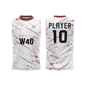 เสื้อเจอร์ซีย์ฟุตบอลอเมริกันแบบไม่มีแขน W4G 7v7 ลายธงชาติอเมริกา ระบายอากาศได้ดี พิมพ์ชื่อทีมและโลโก้ด้านหน้าตามสั่ง ผลิตจากโพลีเอสเตอร์ 100% แห้งเร็ว - Product Image 1