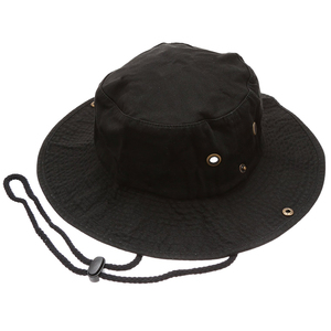 Custom Summer Outdoor Boonie Hunting Fishing Safari Bucket <b>Sun</b> <b>Hat</b> with Adjustable Strap Large Brim Washed Bucket <b>Hat</b> for <b>Men</b> - Product Image 2