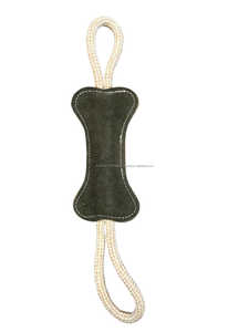 Juguete Masticable para Perros de Gamuza, Forma de Bota, Duradero, para Uso en Interiores, Perros Medianos, Estilo Clásico, Alivio Inteligente de la Ansiedad para Gatos, Hecho de Cuero Natural - Product Image 4