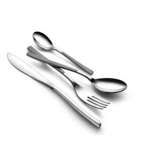 Ensemble de couverts contemporains en acier inoxydable, élégants pour restaurant, pour la table - Product Image 6