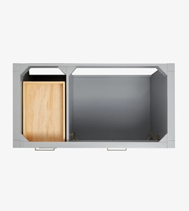 Mueble de Baño de 43 Pulgadas Marca Privada Hannah, Gabinete con Lavabo a la Derecha, Solo 2 Opciones de Acabado, Venta al Por Mayor, Fábrica en Vietnam - Product Image 6