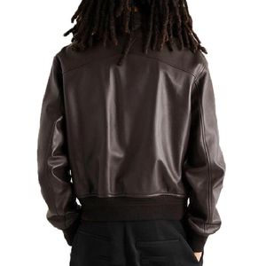 <b>SMART</b> SHINE ENTERPRISES <b>Men's</b> Soft Genuine Leather <b>Jacket</b> Premium Casual Full-Zip Breathable Quick Dry Comfortable Durable - Product Image 5