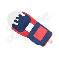 Mitaine de baseball en cuir OEM avec sangle de poignet, protection durable anti-choc pour la main, gant de protection résistant aux impacts