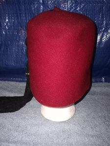 Sombrero Fez Vintage para Masones, con Borlas Color Borgoña, de Alta Calidad, Personalizado, en Oferta - Product Image 4