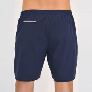 Shorts pour hommes en polyester/coton de haute qualité, à séchage rapide, avec logo personnalisé OEM, pour la gym, le fitness et l'entraînement. - Product Image 3